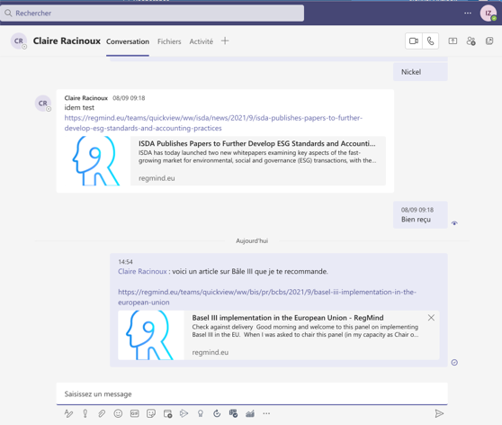 microsoft teams conversation